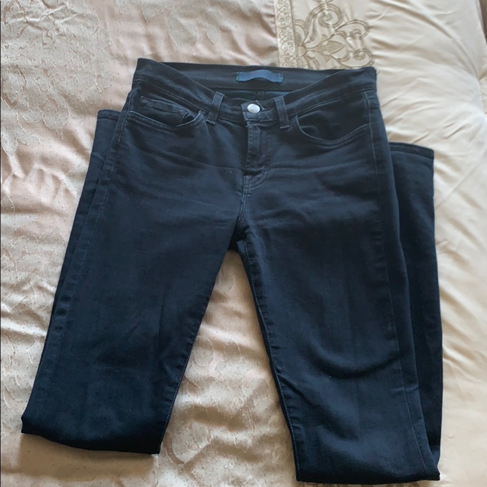 J brand dark blue jeans
